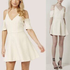 NWT LULU'S Structured‎ Off Shoulder Fit & Flare Dress